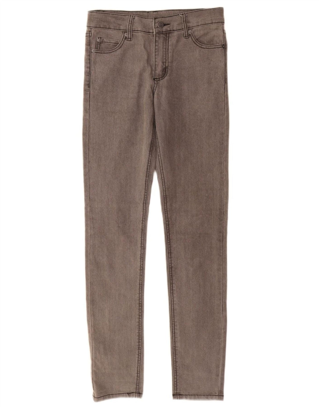 CHEAP MONDAY Jeans skinny da donna W27 L32 cotone grigio