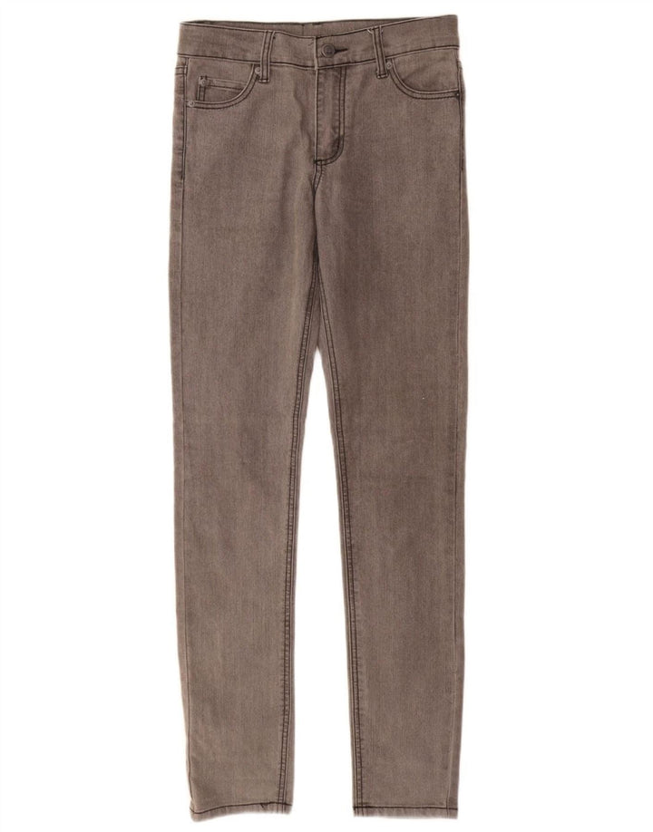 CHEAP MONDAY Jeans skinny da donna W27 L32 cotone grigio