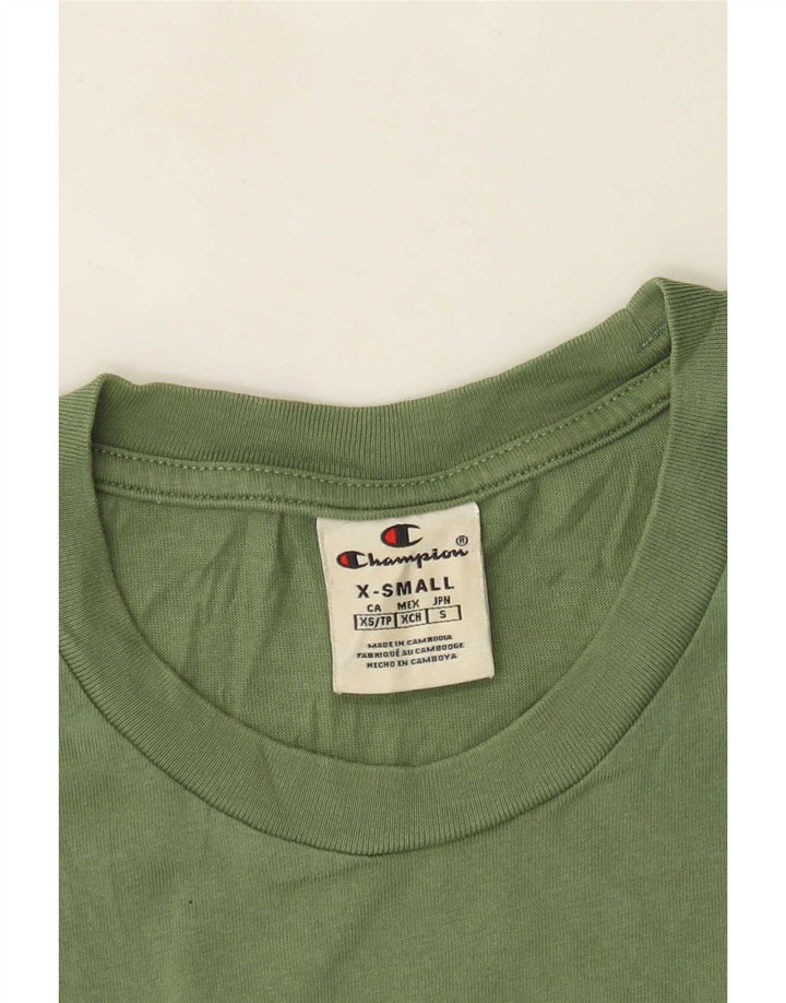 T-shirt grafica da uomo Champion Top XS Verde