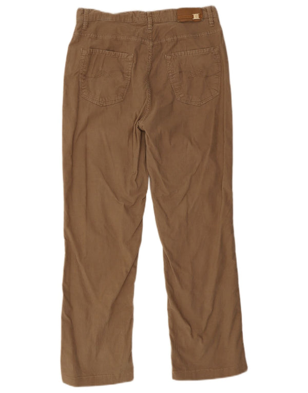 Pantaloni Dritti In Velluto A Coste Donna Trussardi W30 L27 Marrone