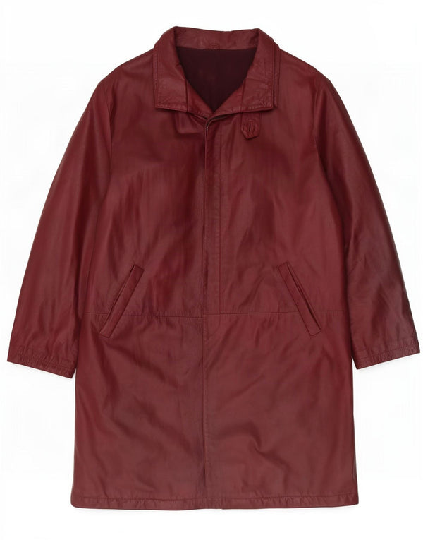 Cappotto in pelle da donna Vinci IT 52 2XL Bordeaux