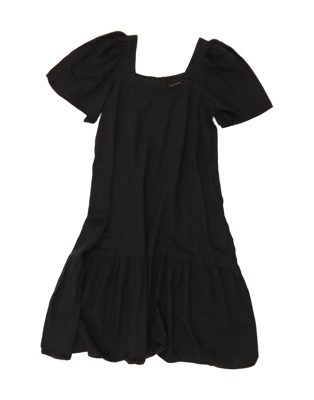 PHASE EIGHT Womens A-Line Dress UK 12 Medium Black Cotton Vintage Phase Eight and Second-Hand Phase Eight from Messina Hembry 