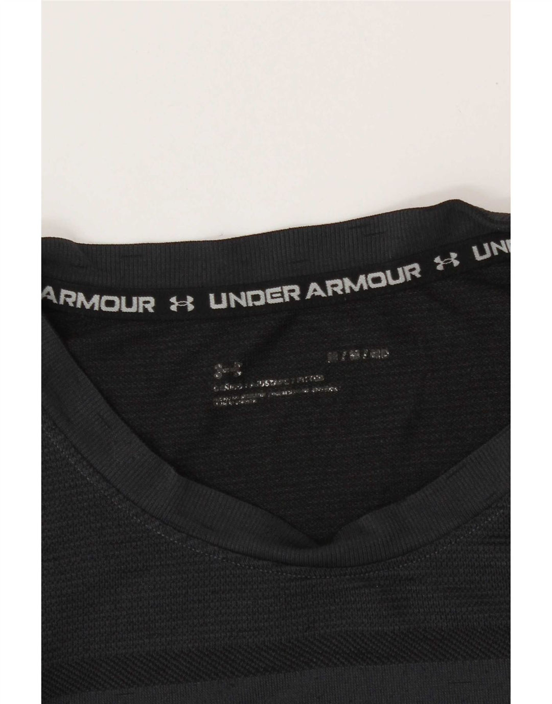 T-shirt da uomo Under Armour Top medio nero screziato