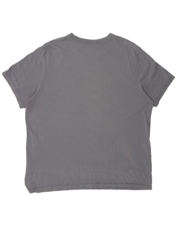 T-shirt grafica da uomo Nike Top 2XL in cotone grigio