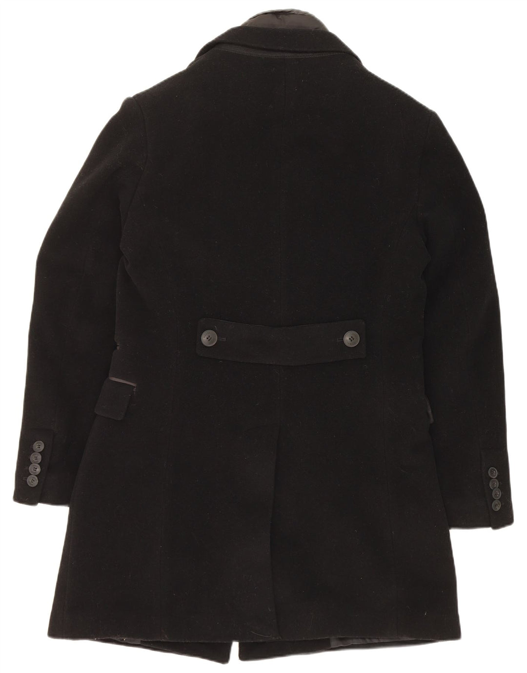 Cappotto Doppio Petto Uomo Gaudi IT 48 Lana Nera Media