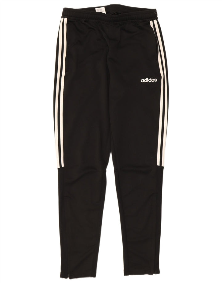 ADIDAS Mens Tracksuit Trousers Medium  Black Polyester