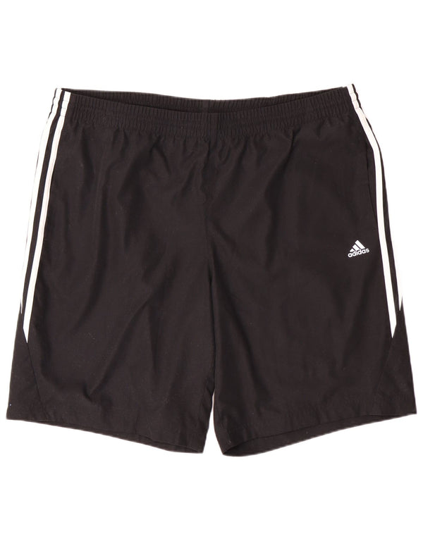Pantaloncini sportivi da uomo Adidas XL Sport in poliestere nero