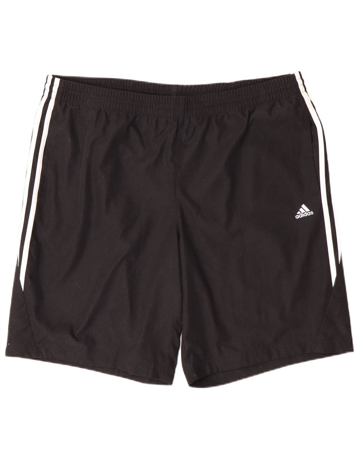 Pantaloncini sportivi da uomo Adidas XL Sport in poliestere nero