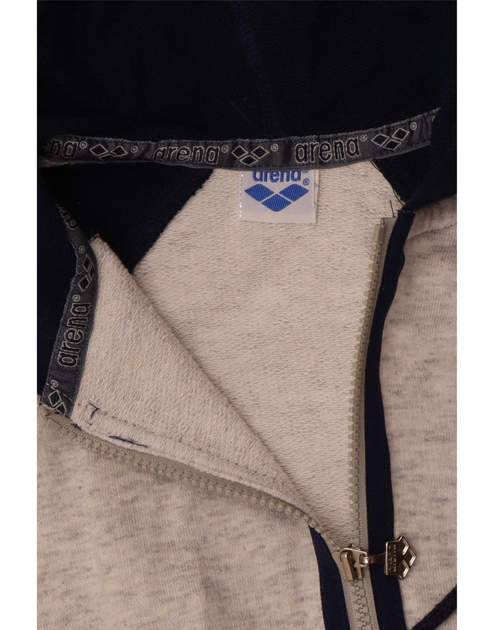Felpa con cappuccio e zip da donna Arena UK 12 Colorblock grigio medio