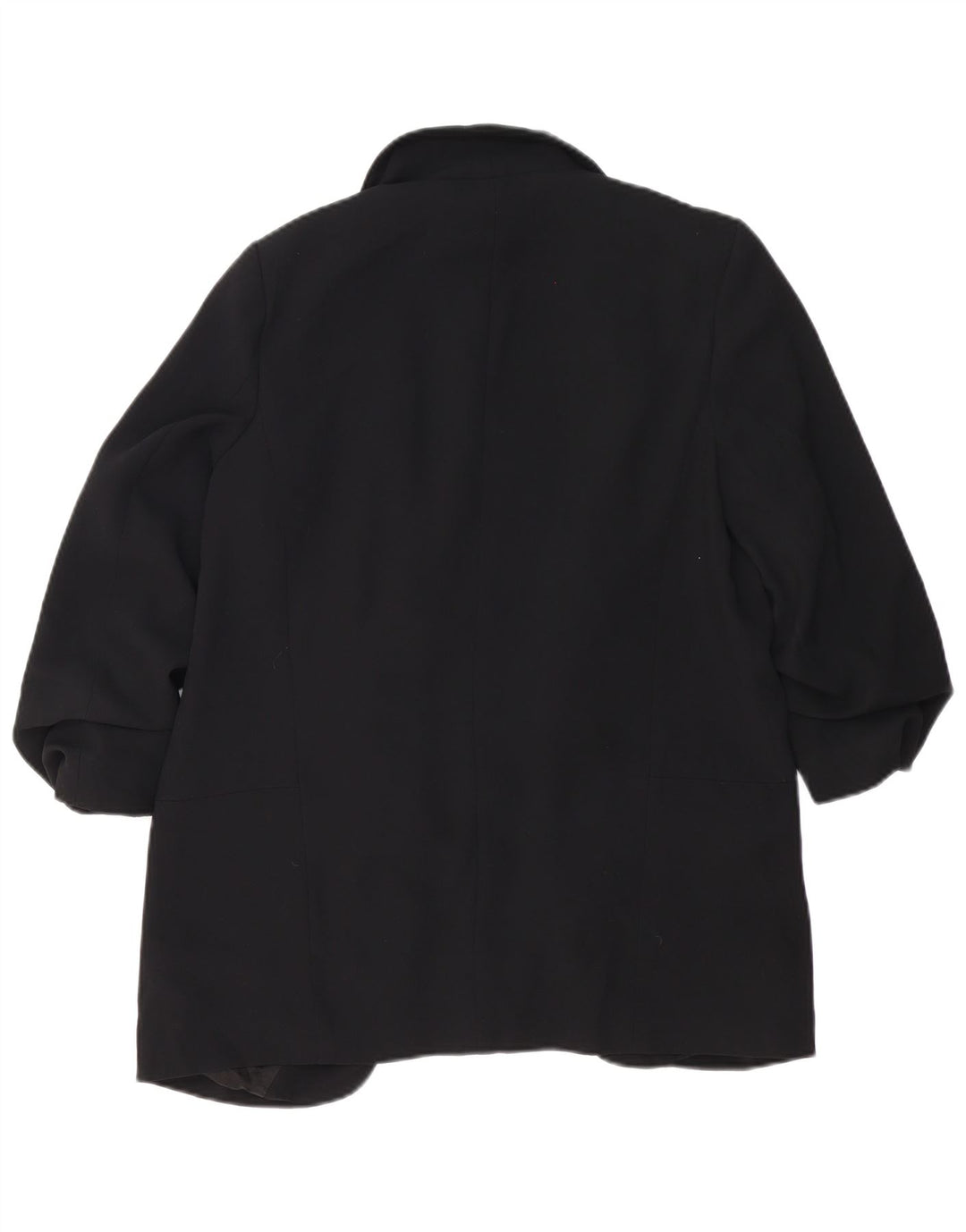 Giacca blazer aperta da donna con maniche a 3/4 ZARA UK 14 poliestere nero medio