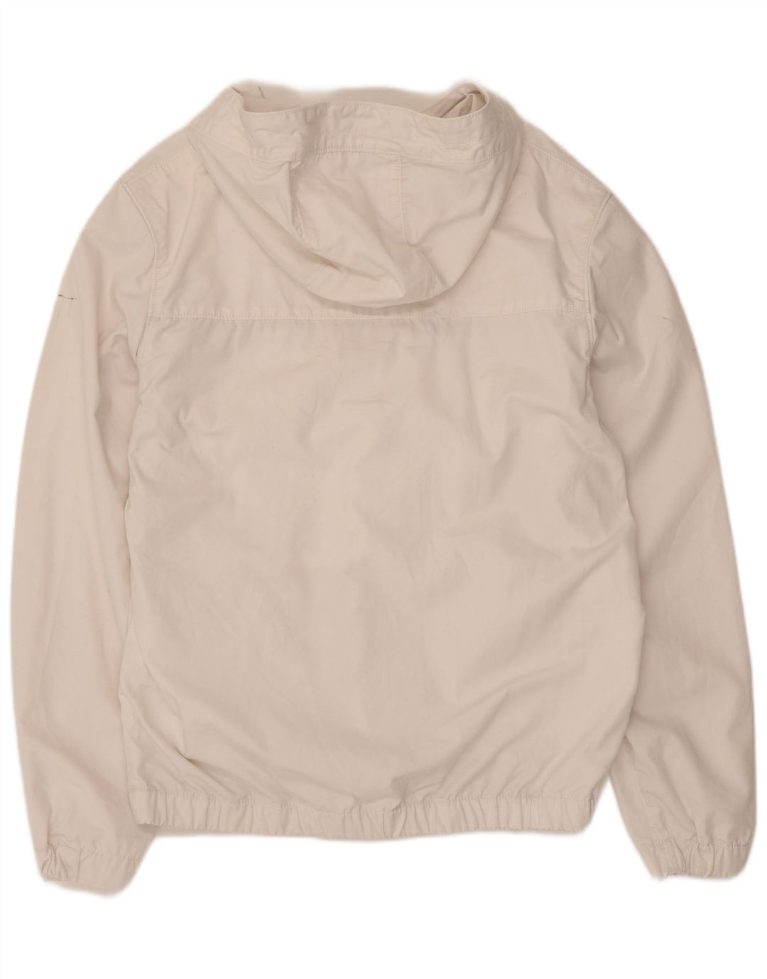 Giacca anorak con cappuccio da uomo Lyle & Scott UK 38 poliestere bianco medio