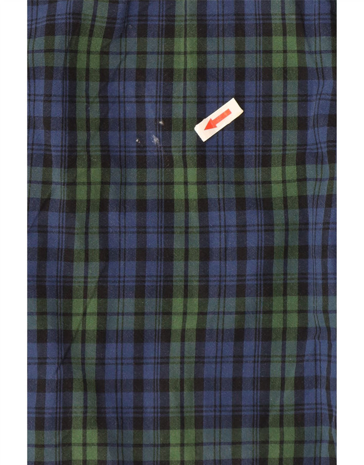 J. Crew Camicia da uomo alta su misura in cotone medio a quadri blu navy