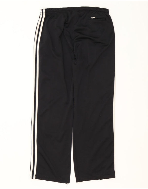 Pantaloni da tuta da uomo Adidas UK 40/42 Medium Nero Poliestere