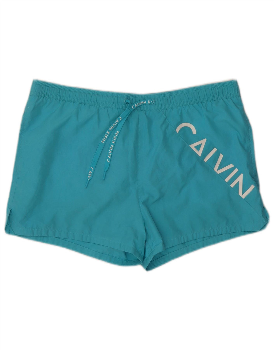 Pantaloncini da bagno grafici da uomo Calvin Klein Large Blue Beach