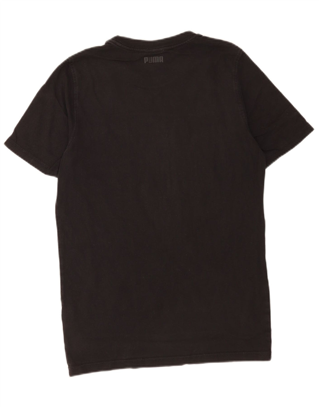 T-shirt grafica da uomo Puma Top Small in cotone nero