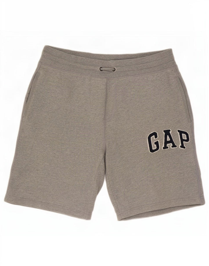 Pantaloncini sportivi grafici da uomo Gap in cotone grigio medio