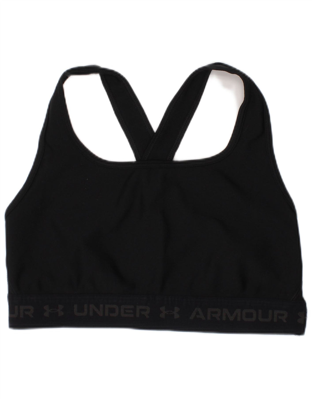 Reggiseno sportivo Under Armour da donna con grafica a compressione, medio, nero, sportivo