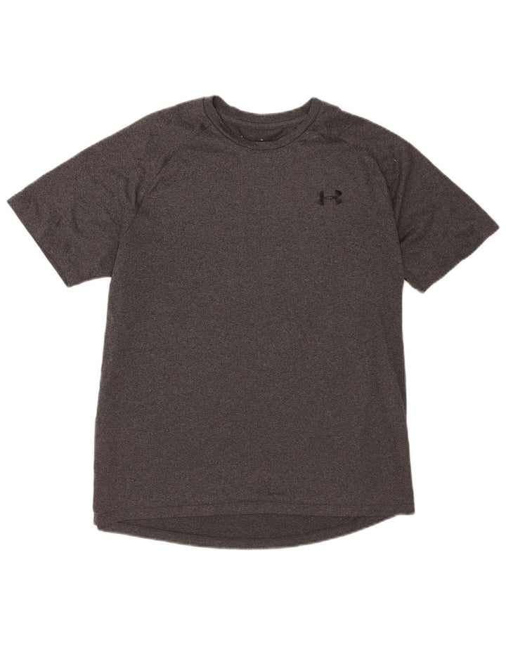 Maglietta Under Armour da uomo Heat Gear grigio medio