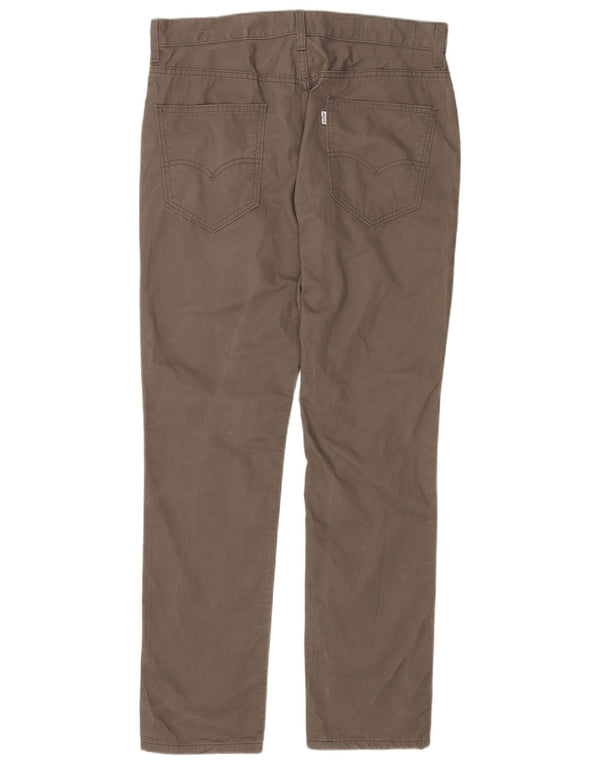 Pantaloni chino dritti da uomo Levi's W34 L32 in cotone grigio