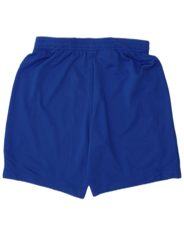 NIKE Boys Barcelona Sport Shorts 8-9 Years Small Blue Polyester