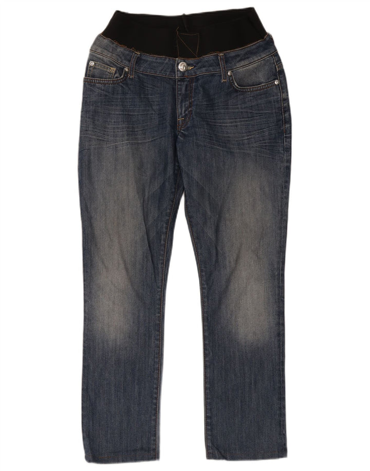 Jeans dritti da donna Guess W24 L28 blu color block