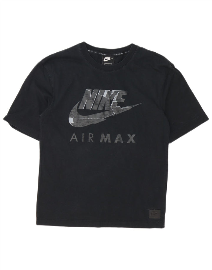 T-shirt grafica da uomo Nike Top Small in cotone nero