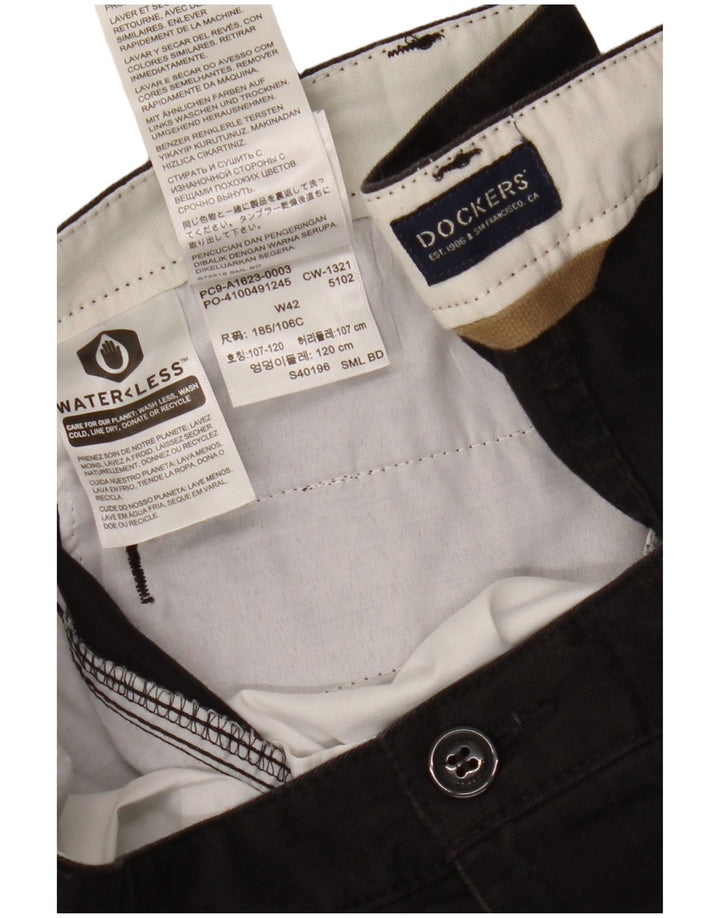 DOCKERS Pantaloncini cargo da uomo W42 2XL Cotone nero