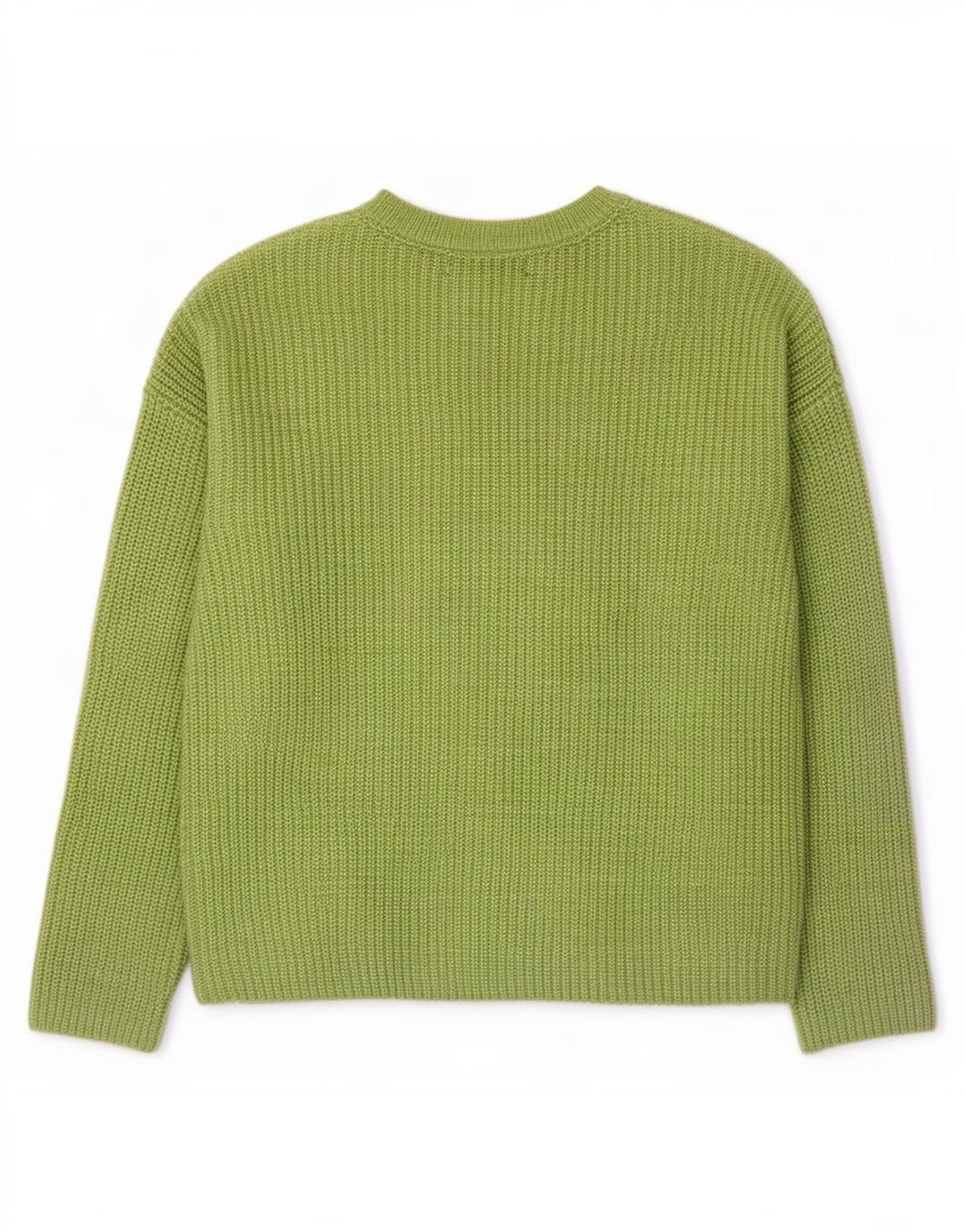 Maglione maglione con scollo a barca da donna Marks & Spencer UK 10 piccolo poliestere verde