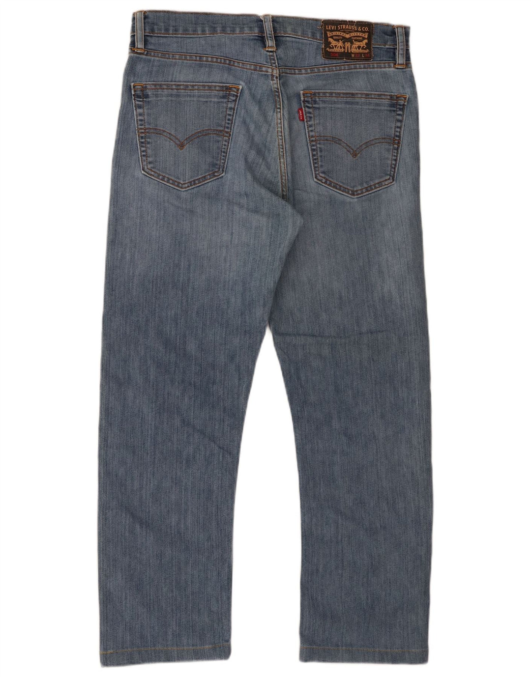 Levi's Uomo 504 Jeans dritti W33 L27 Cotone Blu