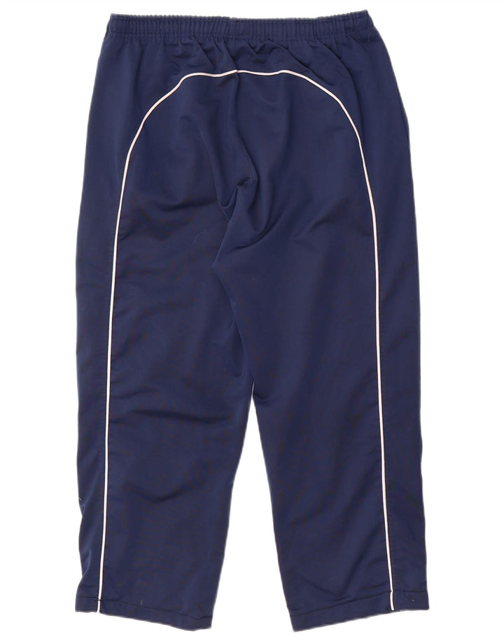 Pantaloni da tuta corti da uomo Asics grandi in poliestere blu navy