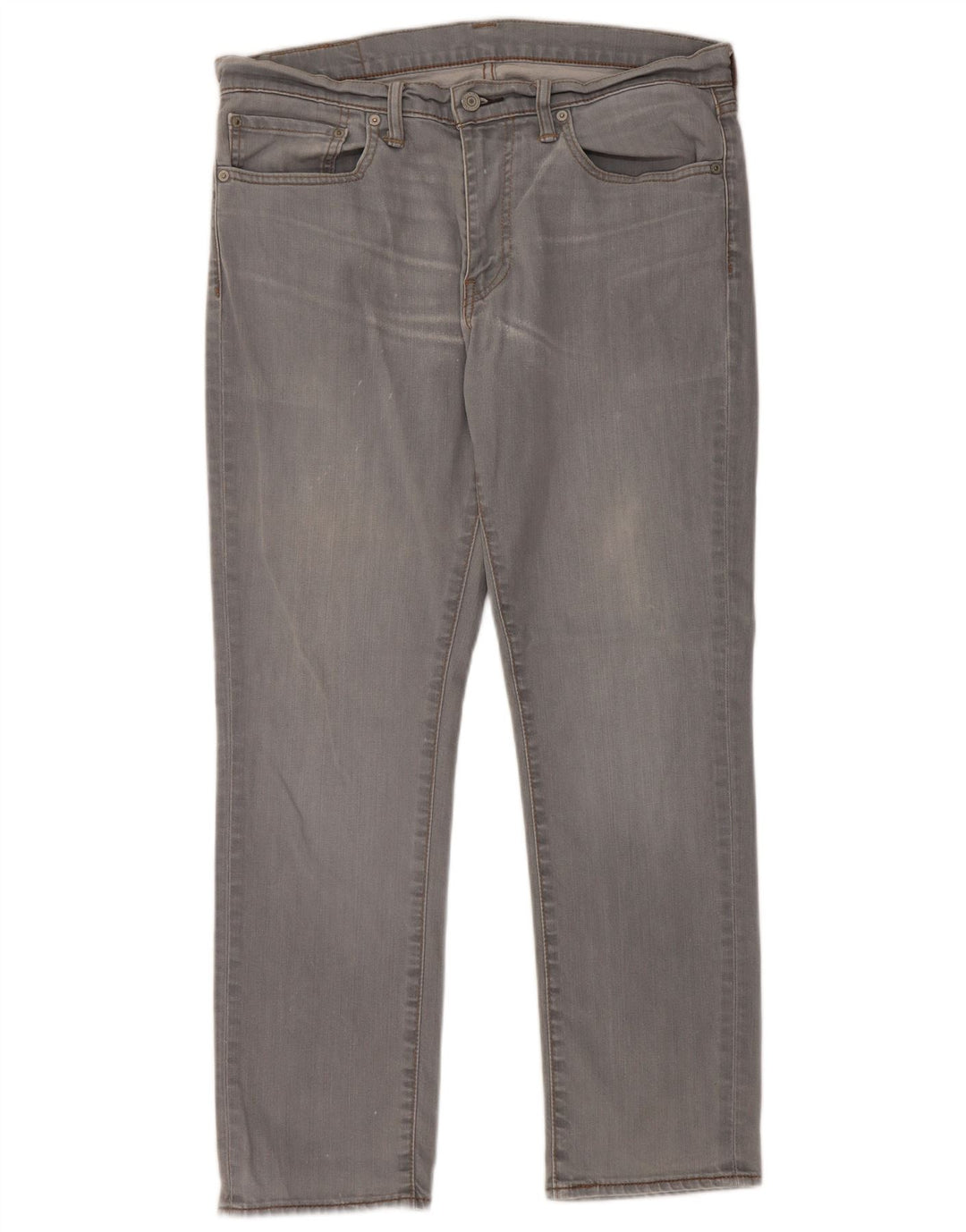 Levi's Uomo 511 Slim Jeans W34 L30 Cotone Grigio