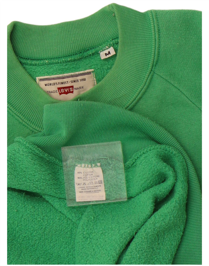 LEVI'S Felpa Uomo Maglione Cotone Verde Medio