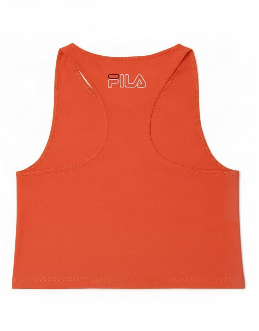 Canotta corta grafica da donna Fila UK 12 Poliestere arancione medio
