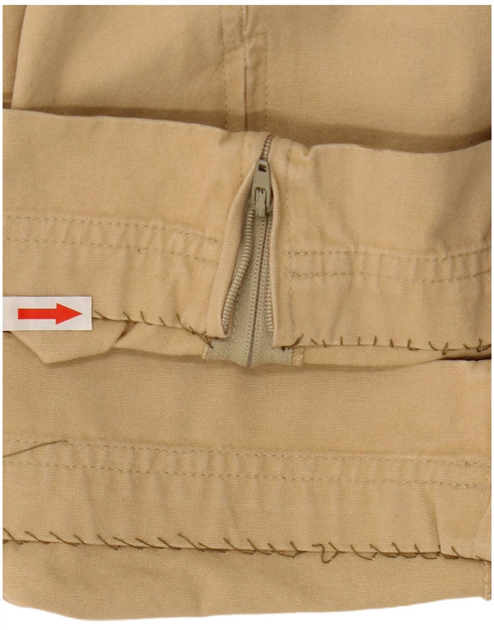 Pantaloni cargo dritti da uomo Fila W38 L29 in cotone beige