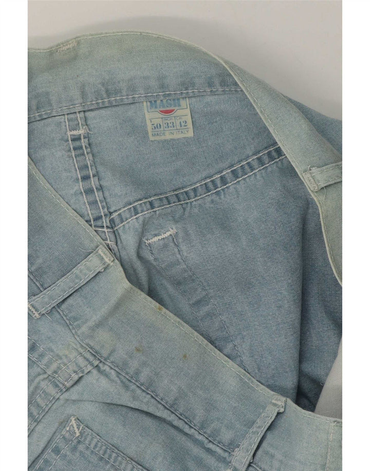 Pantaloncini di jeans da uomo Mash W33 cotone blu medio