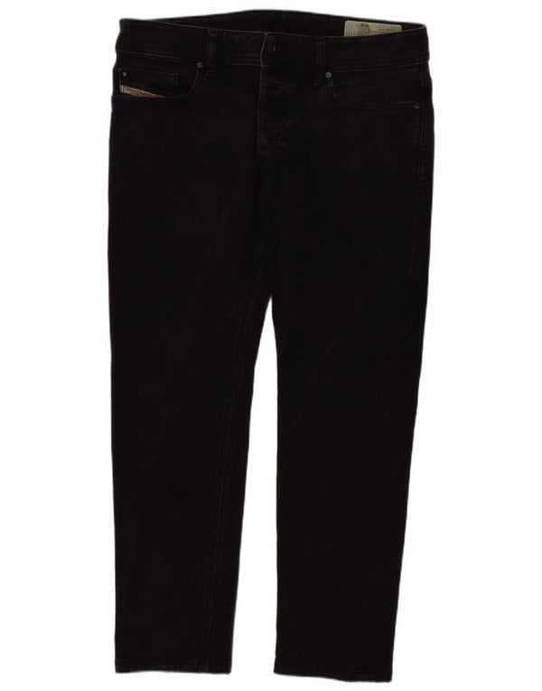 Diesel Uomo Troxer Slim Jeans Skinny W32 L26 Cotone Nero