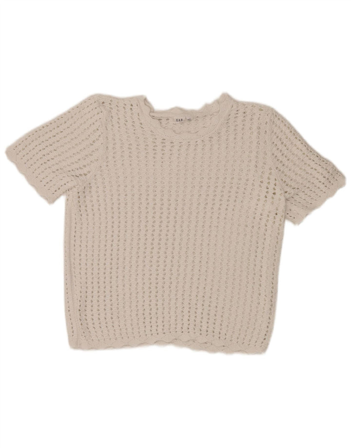Gap Camicetta all'uncinetto da donna Top UK 14 Bianco medio