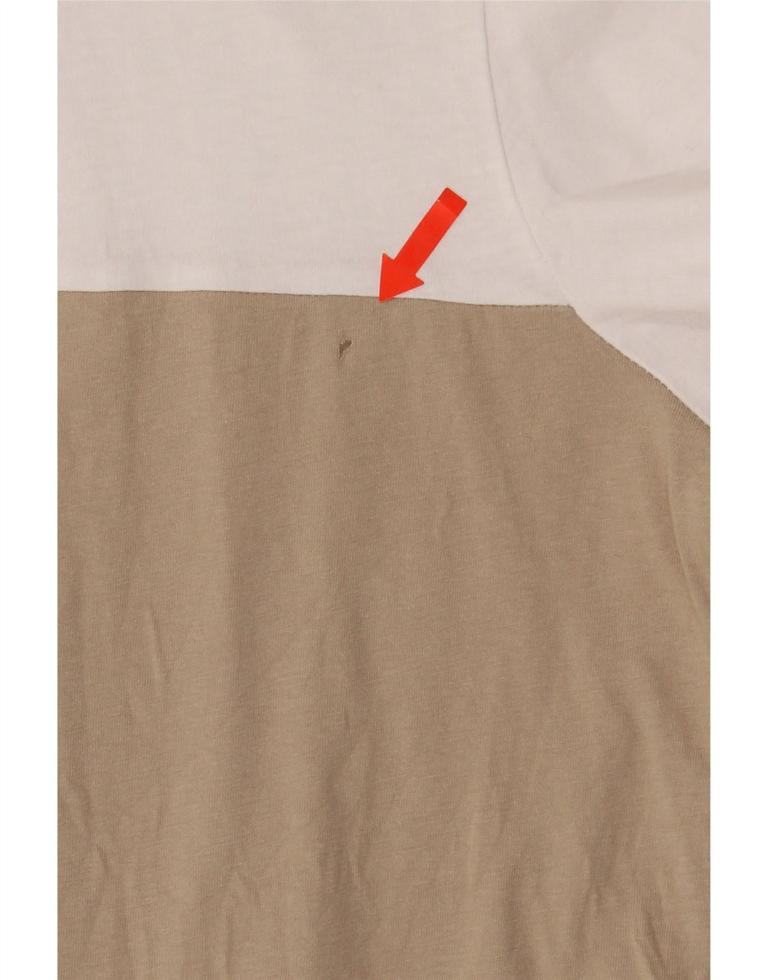 T-shirt da uomo Champion Top Large bianca a blocchi di colore