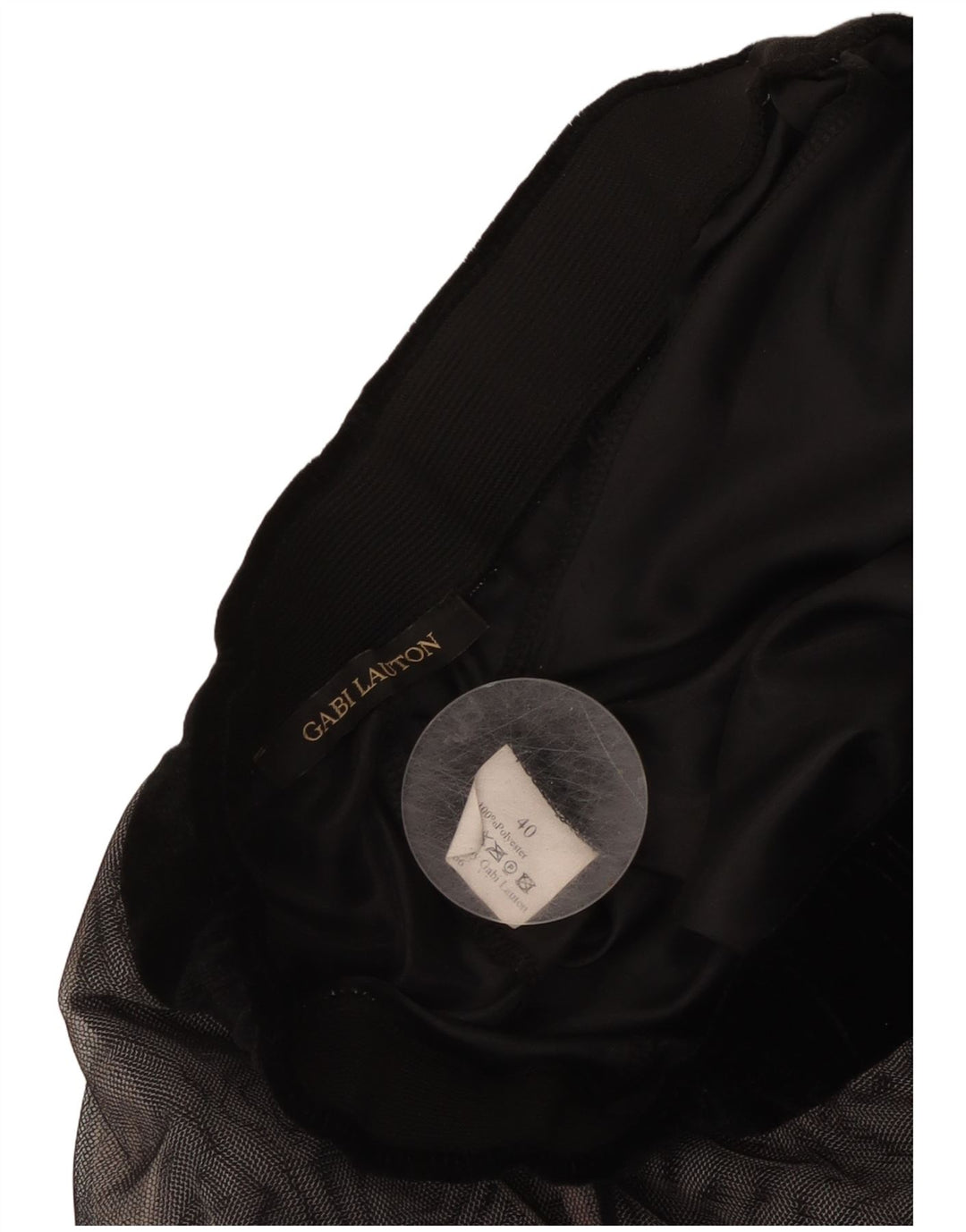 Gonna svasata da donna GABI LAUTON EU 40 media W28 poliestere nero