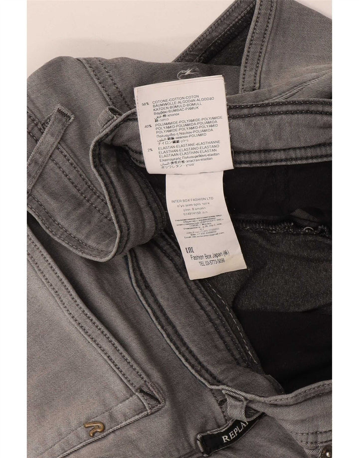 Jeans slim da uomo Replay W31 L28 cotone grigio