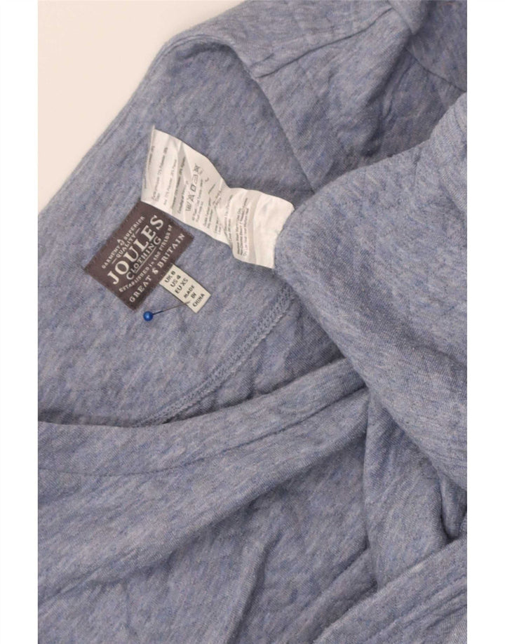 Abito a trapezio a maniche lunghe da donna Joules UK 8 piccolo poliestere blu