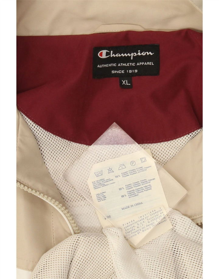 Giubbotto bomber da uomo Champion UK 42 XL Poliestere color block beige