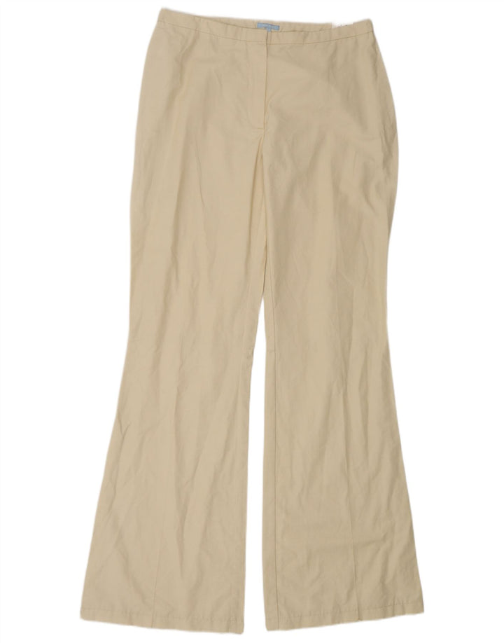 Pantaloni casual bootcut da donna Vero Moda EU 40 Medio W30 L30 Cotone beige