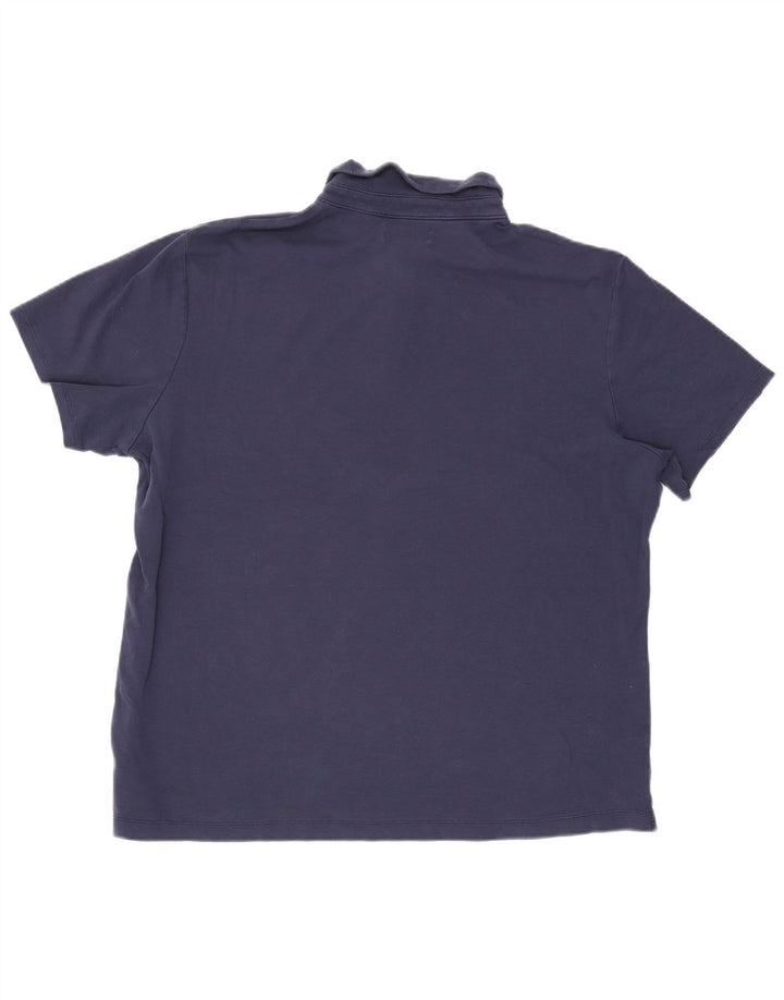Polo da uomo Orvis 2XL in cotone blu navy