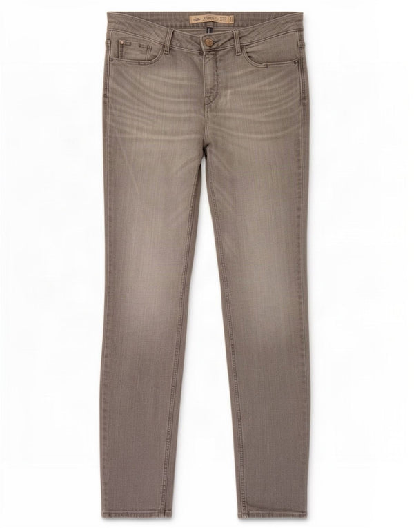 Zara Womens Trafaluc Slim Jeans EU 38 Small W28 L32 Grey Cotton