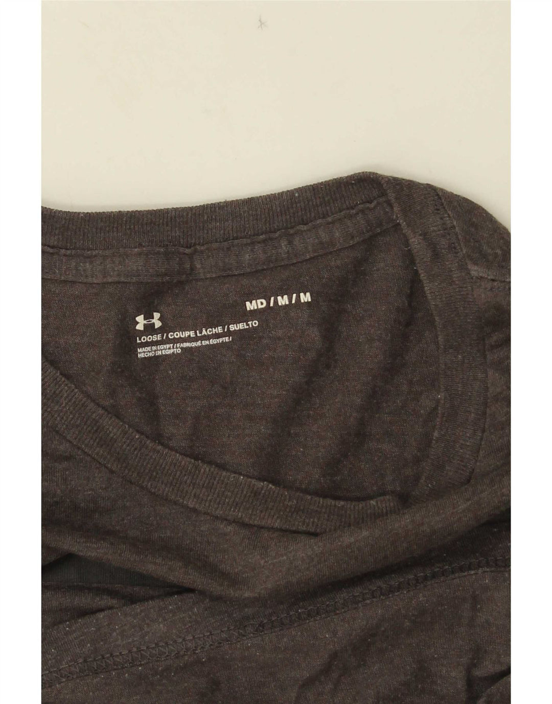 Maglietta grafica da uomo Under Armour Top grigio medio