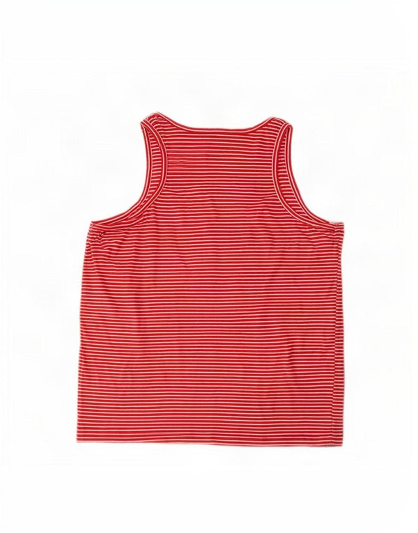 Canotta da donna Superdry UK 14 grande cotone a righe rosse