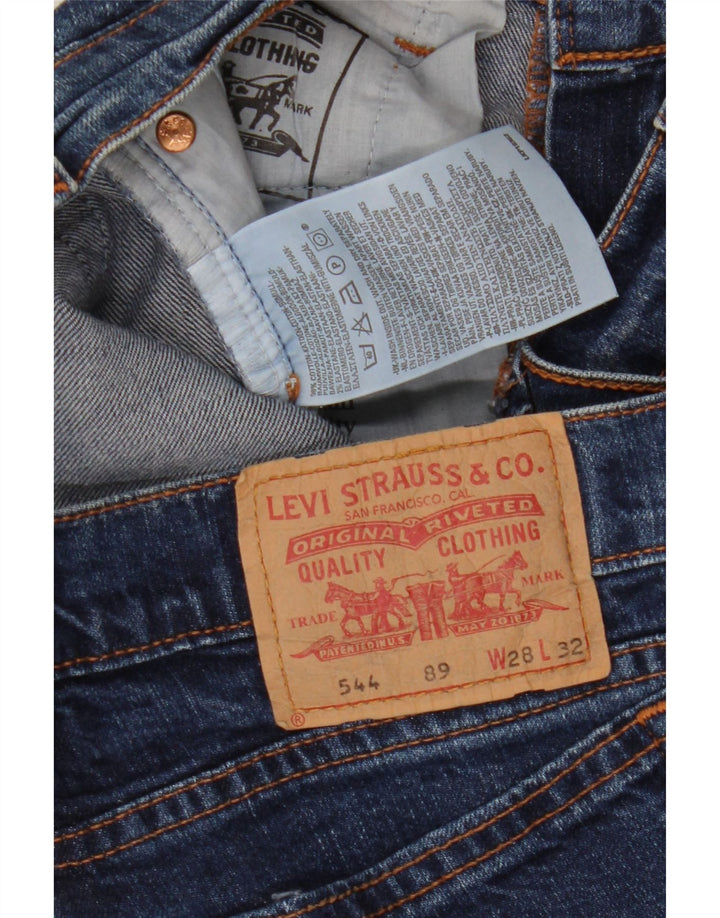 Jeans svasati 544 da donna Levi's W28 L32 cotone blu navy