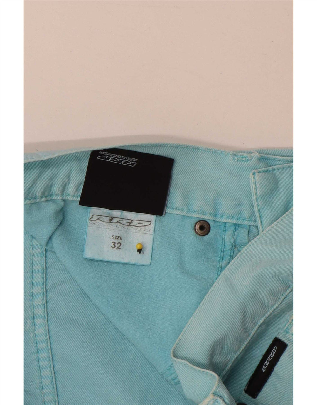 Pantaloncini casual da uomo RRD W32 cotone blu medio