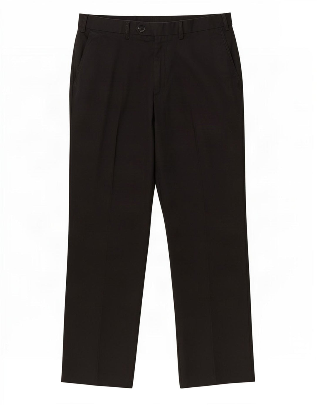 Pantaloni da abito dritti da uomo Marks & Spencer vestibilità regolare W34 L31 lana nera